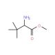 Methyl (2S)-2-amino-3,3-dimethylbutanoate (CAS 63038-26-6) - chemical structure image