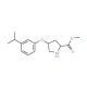 Methyl (2S,4S)-4-(3-isopropylphenoxy)-2-pyrrolidinecarboxylate - chemical structure image