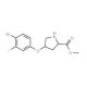 Methyl (2S,4S)-4-(4-bromo-3-fluorophenoxy)-2-pyrrolidinecarboxylate - chemical structure image