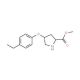 Methyl (2S,4S)-4-(4-ethylphenoxy)-2-pyrrolidinecarboxylate - chemical structure image