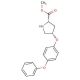 Methyl (2S,4S)-4-(4-phenoxyphenoxy)-2-pyrrolidinecarboxylate - chemical structure image