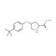 Methyl (2S,4S)-4-[4-(tert-butyl)phenoxy]-2-pyrrolidinecarboxylate - chemical structure image