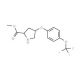 Methyl (2S,4S)-4-[4-(trifluoromethoxy)phenoxy]-2-pyrrolidinecarboxylate - chemical structure image