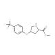Methyl (2S,4S)-4-[4-(trifluoromethyl)phenoxy]-2-pyrrolidinecarboxylate - chemical structure image