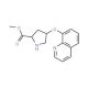 Methyl (2S,4S)-4-(8-quinolinyloxy)-2-pyrrolidinecarboxylate - chemical structure image
