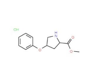 Methyl (2S,4S)-4-phenoxy-2-pyrrolidinecarboxylatehydrochloride - chemical structure image