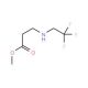 methyl 3-[(2,2,2-trifluoroethyl)amino]propanoate - chemical structure image