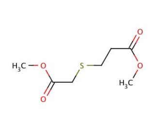 Methyl 3-[(2-methoxy-2-oxoethyl)thio]propanoate (CAS 7400-45-5) - chemical structure image