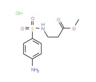 methyl 3-{[(4-aminophenyl)sulfonyl]amino}propanoate hydrochloride - chemical structure image