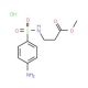 methyl 3-{[(4-aminophenyl)sulfonyl]amino}propanoate hydrochloride - chemical structure image