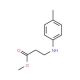 methyl 3-[(4-methylphenyl)amino]propanoate - chemical structure image