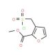 Methyl 3-[(chlorosulfonyl)methyl]-2-furoate - chemical structure image