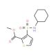 Methyl 3-[(cyclohexylamino)sulfonyl]thiophene-2-carboxylate - chemical structure image