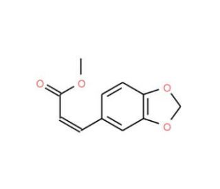Methyl 3-(1,3-benzodioxol-5-yl)acrylate (CAS 16386-34-8) - chemical structure image