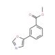 Methyl 3-(1,3-oxazol-5-yl)benzoate (CAS 850375-14-3) - chemical structure image