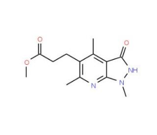 methyl 3-(1,4,6-trimethyl-3-oxo-2,3-dihydro-1H-pyrazolo[3,4-b]pyridin-5-yl)propanoate - chemical structure image