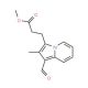 methyl 3-(1-formyl-2-methylindolizin-3-yl)propanoate - chemical structure image