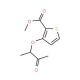 Methyl 3-(1-methyl-2-oxopropoxy)-2-thiophenecarboxylate (CAS 339096-81-0) - chemical structure image
