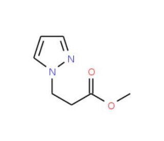 Methyl 3-(1H-pyrazol-1-yl)propanoate - chemical structure image