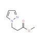 Methyl 3-(1H-pyrazol-1-yl)propanoate - chemical structure image