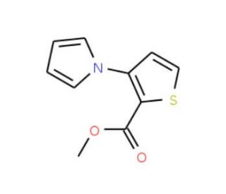 Methyl 3-(1H-pyrrol-1-yl)thiophene-2-carboxylate (CAS 74772-16-0) - chemical structure image