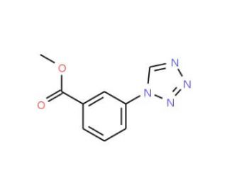 Methyl 3-(1H-tetrazol-1-yl)benzoate - chemical structure image