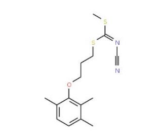 Methyl [3-(2,3,6-trimethylphenoxy)propyl]-cyanocarbonimidodithioate - chemical structure image