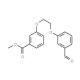 Methyl 3-[2-(3-formylphenoxy)ethoxy]-benzenecarboxylate (CAS 937601-94-0) - chemical structure image