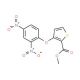 Methyl 3-(2,4-dinitrophenoxy)-2-thiophenecarboxylate (CAS 104636-76-2) - chemical structure image