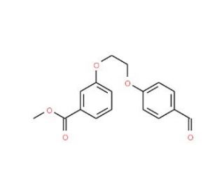 Methyl 3-[2-(4-formylphenoxy)ethoxy]-benzenecarboxylate (CAS 937601-95-1) - chemical structure image