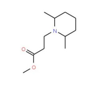 Methyl 3-(2,6-dimethylpiperidin-1-yl)propanoate - chemical structure image