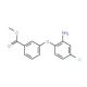 Methyl 3-(2-amino-4-chlorophenoxy)benzoate - chemical structure image
