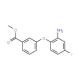 Methyl 3-(2-amino-4-fluorophenoxy)benzoate - chemical structure image