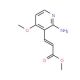 Methyl 3-(2-amino-4-methoxypyridin-3-yl)acrylate (CAS 1072139-91-3) - chemical structure image