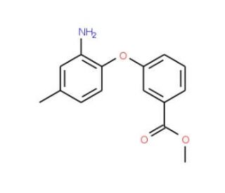 Methyl 3-(2-amino-4-methylphenoxy)benzoate - chemical structure image
