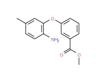 Methyl 3-(2-amino-5-methylphenoxy)benzoate - chemical structure image