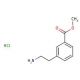 Methyl 3-(2-aminoethyl)benzoate hydrochloride (CAS 167846-36-8) - chemical structure image
