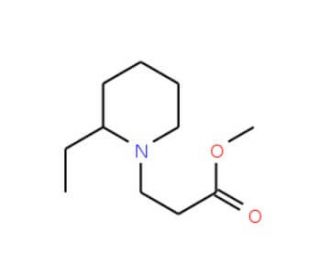 Methyl 3-(2-ethylpiperidin-1-yl)propanoate - chemical structure image