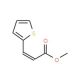 Methyl 3-(2-thienyl)acrylate (CAS 20883-96-9) - chemical structure image