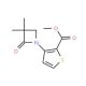 Methyl 3-(3,3-dimethyl-2-oxo-1-azetanyl)-2-thiophenecarboxylate - chemical structure image