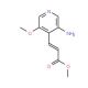 Methyl 3-(3-amino-5-methoxypyridin-4-yl)acrylate (CAS 1045858-57-8) - chemical structure image