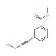 Methyl 3-(3-hydroxyprop-1-ynyl)benzoate - chemical structure image
