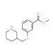 Methyl 3-(3-piperidinylmethoxy)benzoate - chemical structure image