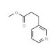 Methyl 3-(3-pyridyl)propionate (CAS 84199-98-4) - chemical structure image