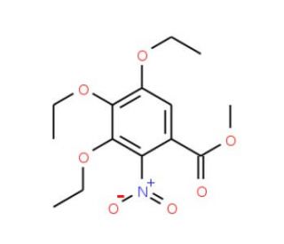 Methyl 3,4,5-triethoxy-2-nitrobenzoate - chemical structure image