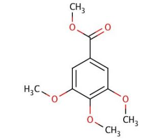 Methyl 3,4,5-trimethoxybenzoate (CAS 1916-07-0) - chemical structure image