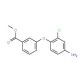Methyl 3-(4-amino-2-chlorophenoxy)benzoate - chemical structure image