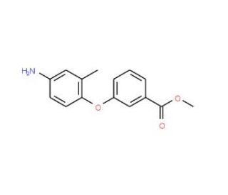 Methyl 3-(4-amino-2-methylphenoxy)benzoate - chemical structure image