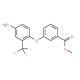 Methyl 3-[4-amino-2-(trifluoromethyl)phenoxy]-benzoate - chemical structure image