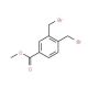 Methyl 3,4-bis(bromomethyl)benzoate (CAS 20896-23-5) - chemical structure image
